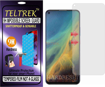 TELTREK Tempered Glass Guard for ZTE BLADE V2020 5G (Flexible Shatterproof)(Pack of 1)