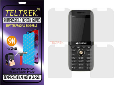 TELTREK Tempered Glass Guard for MICROMAX X748 (Flexible Shatterproof)(Pack of 1)