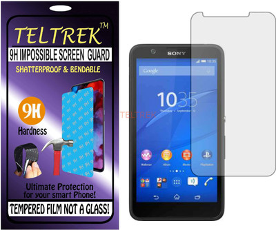 TELTREK Tempered Glass Guard for SONY XPERIA E4 DUAL (Flexible Shatterproof)(Pack of 1)