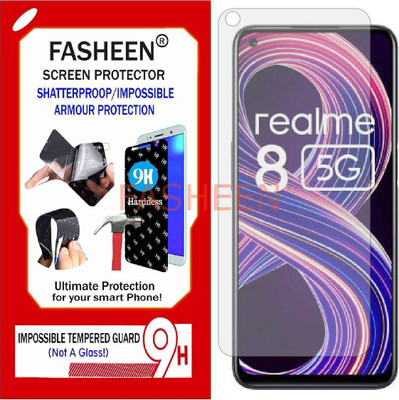 Fasheen Tempered Glass Guard for REALME RMX3241 (Flexible Shatterproof)(Pack of 1)