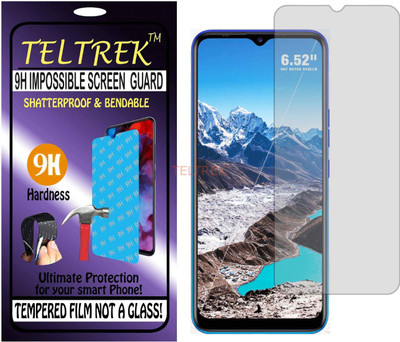TELTREK Tempered Glass Guard for TECNO SPARK 4 (KC2) (Flexible Shatterproof)(Pack of 1)
