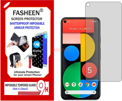 Fasheen Tempered Glass Guard for GOOGLE PIXEL 5 (Flexible Shatterproof)(Pack of 1)