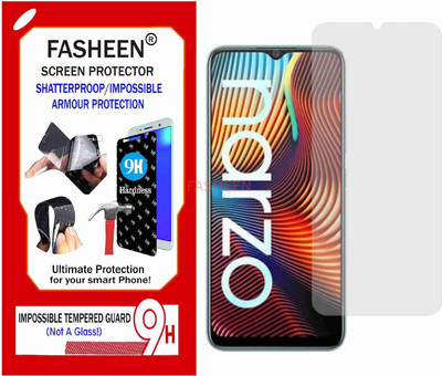 Fasheen Tempered Glass Guard for REALME 7 I (Flexible Shatterproof)(Pack of 1)