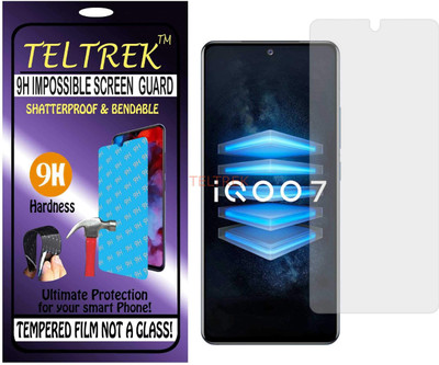 TELTREK Tempered Glass Guard for VIVO IQOO 7 V2049A (Flexible Shatterproof)(Pack of 1)
