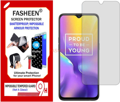 Fasheen Tempered Glass Guard for REALME U1 (Flexible Shatterproof)(Pack of 1)