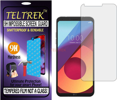TELTREK Tempered Glass Guard for LG Q6 (Flexible Shatterproof)(Pack of 1)