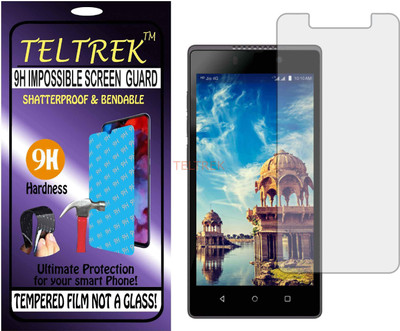 TELTREK Tempered Glass Guard for JIO LYF C459 (Flexible Shatterproof)(Pack of 1)