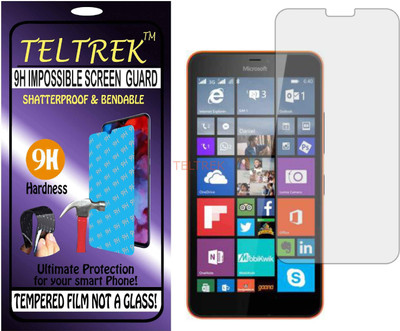 TELTREK Tempered Glass Guard for MICROSOFT LUMIA 640 XL LTE DUAL (Flexible Shatterproof)(Pack of 1)