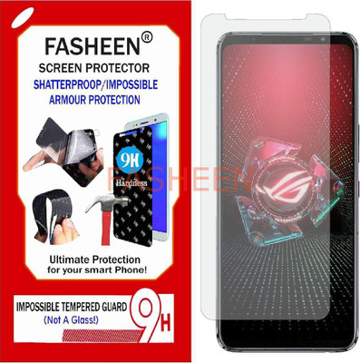 Fasheen Tempered Glass Guard for ASUS ROG PHONE 5 S PRO (Flexible Shatterproof)(Pack of 1)