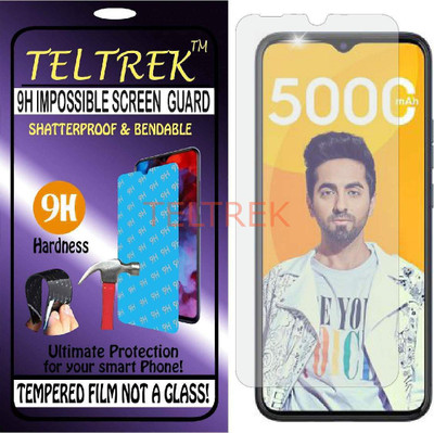 TELTREK Tempered Glass Guard for TECNO SPARK GO 2021 (Flexible Shatterproof)(Pack of 1)
