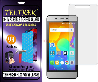 TELTREK Tempered Glass Guard for MICROMAX BOLT WARRIOR1 PLUS Q4101 (Flexible Shatterproof)(Pack of 1)