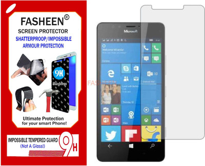 Fasheen Tempered Glass Guard for MICROSOFT LUMIA 950 (Flexible Shatterproof)(Pack of 1)