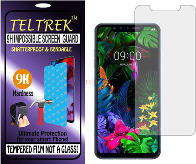 TELTREK Tempered Glass Guard for LG G8S THINQ (Flexible Shatterproof)(Pack of 1)