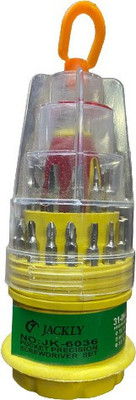 Amazegold JACKLY JK 6036 COMBINATION SCREWDRIVER SET Combination Screwdriver Set(Pack of 31)
