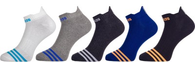 ADIDAS Men Striped Low Cut(Pack of 5)