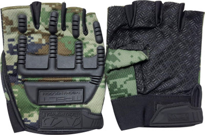Aadikart Superior Quality BIKE Racing fingerless Men & Women Riding Gloves(Green Camo)