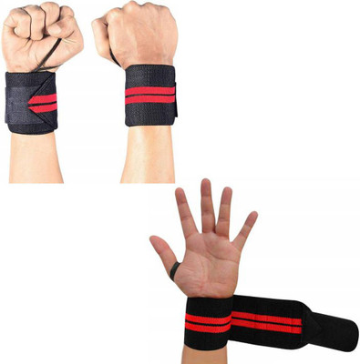 JVN 736543 One Size Adjustable Wrist Band For Men Sports Pack of 2 Abdominal Belt