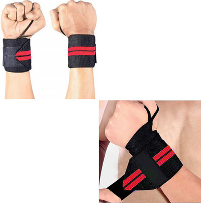 JVN 83663 Weightlifting Training Hand Band GYM Band Hand Wrist Wrap(Pack of 2) Wrist Support