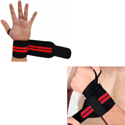 JVN 7363 Weightlifting Wristband Training Hand Band (Pack of 2) Abdominal Belt