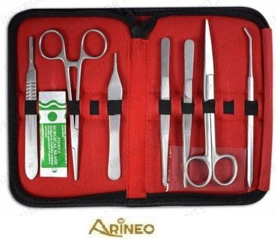 ARINEO PREMIUM QUALITY DISSECTION KIT 8PC Tissue Forceps Tissue Forceps
