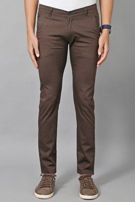 TitleNine Slim Fit Men Brown Trousers
