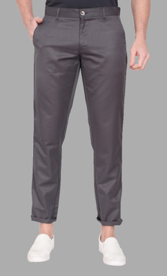 AD & AV Regular Fit Men Grey Trousers