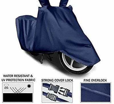 KEDIT Two Wheeler Cover for Bajaj(Pulsar 150 DTS-i, Blue)