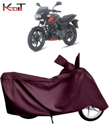 KEDIT Two Wheeler Cover for Bajaj(Pulsar 180 DTS-i, Maroon)