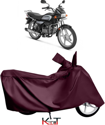KEDIT Waterproof Two Wheeler Cover for Hero(Splendor, Maroon)
