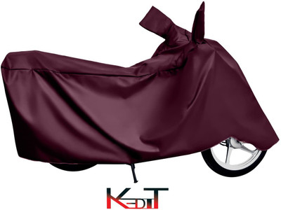 KEDIT Two Wheeler Cover for Bajaj(Pulsar 220 DTS-i, Maroon)