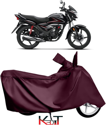 KEDIT Waterproof Two Wheeler Cover for Honda(CB Shine, Maroon)