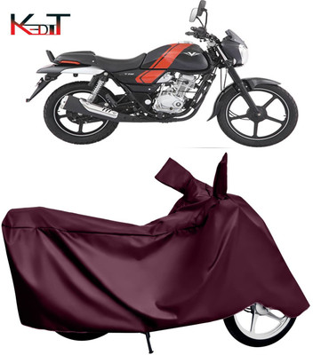 KEDIT Waterproof Two Wheeler Cover for Bajaj(V12, Maroon)