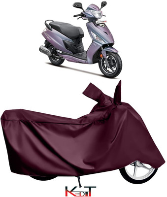 KEDIT Waterproof Two Wheeler Cover for Hero(Maestro, Maroon)