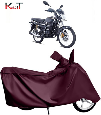 KEDIT Two Wheeler Cover for Bajaj(Platina 100 DTS-i, Maroon)