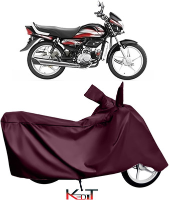KEDIT Waterproof Two Wheeler Cover for Hero(HF Deluxe, Maroon)