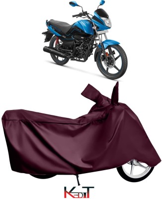 KEDIT Waterproof Two Wheeler Cover for Hero(Splendor I Smart, Maroon)