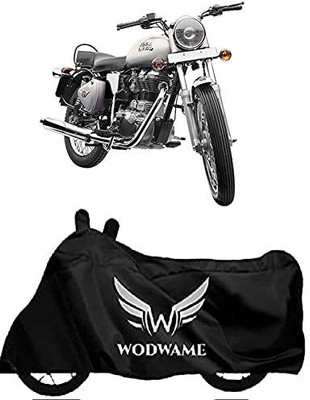 CSC CRAFT Two Wheeler Cover for Royal Enfield(Bullet Electra Twinspark, Black)