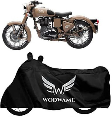 CSC CRAFT Two Wheeler Cover for Royal Enfield(Electra Delux, Black)