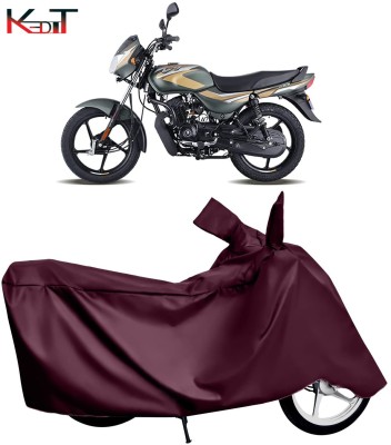 KEDIT Two Wheeler Cover for Bajaj(ComforTec, Maroon)