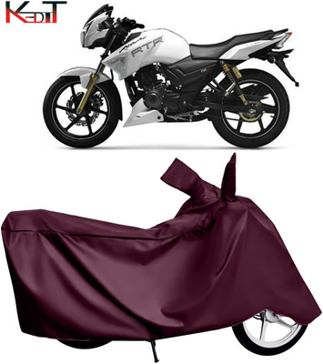 KEDIT Waterproof Two Wheeler Cover for TVS(Apache RTR 180, Maroon)