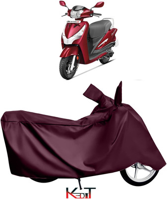 KEDIT Two Wheeler Cover for Hero(MotoCorp Destini 125, Maroon)