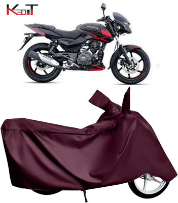 KEDIT Two Wheeler Cover for Bajaj(Pulsar 135 LS DTS-i, Maroon)