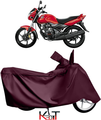 KEDIT Waterproof Two Wheeler Cover for Honda(CB Unicorn 150, Maroon)