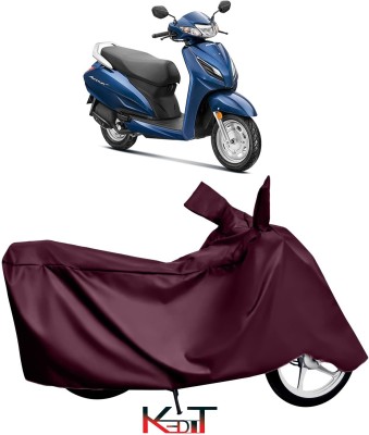 KEDIT Two Wheeler Cover for Honda(Activa 4G, Maroon)