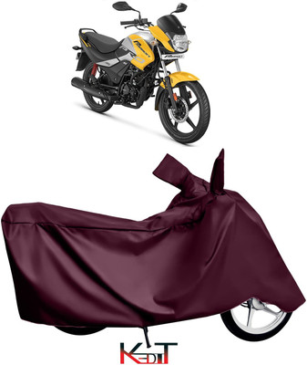 KEDIT Two Wheeler Cover for Hero(MotoCorp Pleasure Plus, Maroon)