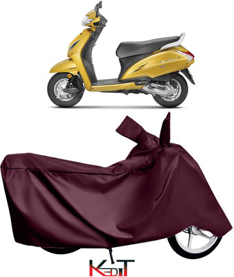 KEDIT Waterproof Two Wheeler Cover for Honda(Activa 5G, Maroon)