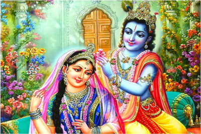 PR DESIGN SOLUTION Religious Multicolor Wallpaper(91 cm x 60 cm)
