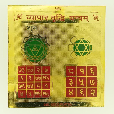 Naeva Shri Shree sampurna sampoorn vyapar vridhi Yantra for Financial gain and Profit in Business Copper Yantra(Pack of 1)