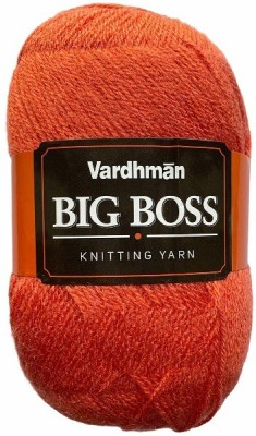 NTGS Vardhman BigBoss Wool Soft Fingering Hand Knitting Dyed Yarn (200 g) Shade no.32