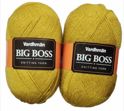 NTGS Vardhman BigBoss Wool Soft Fingering Hand Knitting Dyed Yarn (600 g) Shade no.42